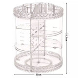 360° Rotating Makeup Organizer, Cosmetic Storage Countertop Organizer, Large Capacity Perfume Make Up Brush Holder,  Fashion Crystal Display Stand, Regular Cosmetic Jewellery Organizer