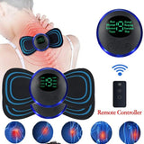 Mini Neck Massager Gel Pad, EMS Neck Massager, Smart Electric Neck Massager, EMS Neck Stretcher, Portable Neck Body Massager, Cervical Spine Massage Stickers, Electric Cervical Massager, Shocker Heating Relieve Pain Massager, Portable Neck EMS Massager