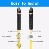 Adjustable High Pressure Squirt Water Gun, Aluminum Alloy Spray Nozzle, Spray Sprinkler High Pressure Direct Spray Garden Hose, Sprinkler System Pressure Washer, Car Wash Watering Gun Cleaning Tool