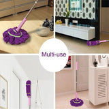 Self Wringing Twist Mop, Microfiber Squeeze Mop, Twisted Swivel Squeeze Mop, Magic Lazy Cleaning Mop, Long Handled Microfiber Floor Mop, Multifunctional Wash Floor Mop, Glass Floors Car Wash Mop