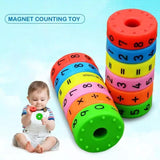 Magnetic Educational Plastic Toy For Children, 6 Pcs Magnetic Math Assembling Puzzle, Educational Block Calculate Game For Kids