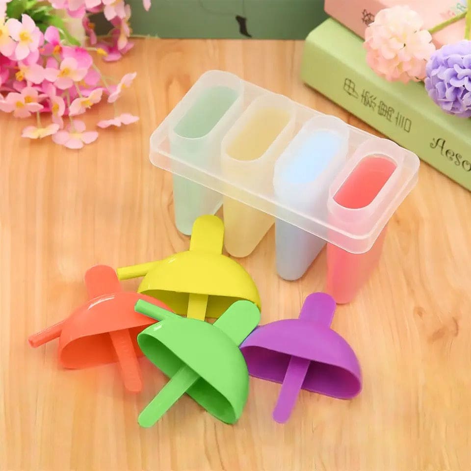 Creative Ice Cream Stick Mold, Ice Pop Lolly Maker Tray, Cream Popsicle Yogurt Mold Maker Mold, Reusable Ice Cream Molds, Homemade Freezer Ice Lolly Mold