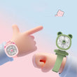 Mini Fan Cartoon Watch, Small USB Rechargeable Wrist Fan, Handheld Desktop Fan, Mini Hand Held Cooling Fan, Mini Cartoon Wristband Fan, Children Travel Air Cooler, Cute Design Fan For Kids