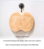 Silicone Bath Mat, Shower Cushion Brush Foot Massage Mat Scrub Back Bath Brush, Anti-Slip Scrub Pad, Anti-slip Mat Scrubber, Rubbing Back Artifact Massage Bathtub Sucker