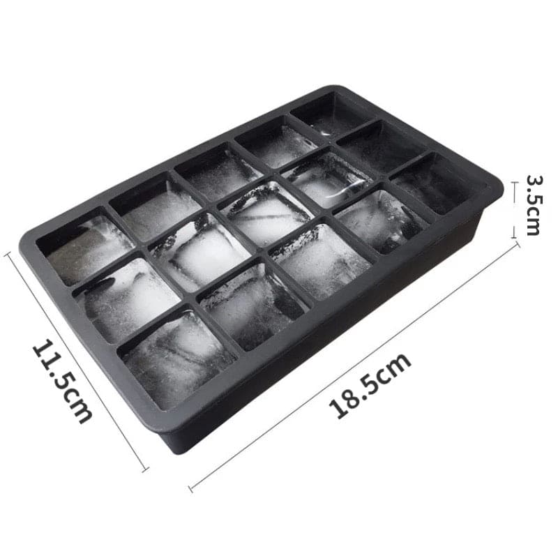 Silicone Ice Cube Maker Molds, Easy Release Ice Tray, Creative Small Ice Cube Mold Square Shape,  Ice Maker Ice Cube Tray