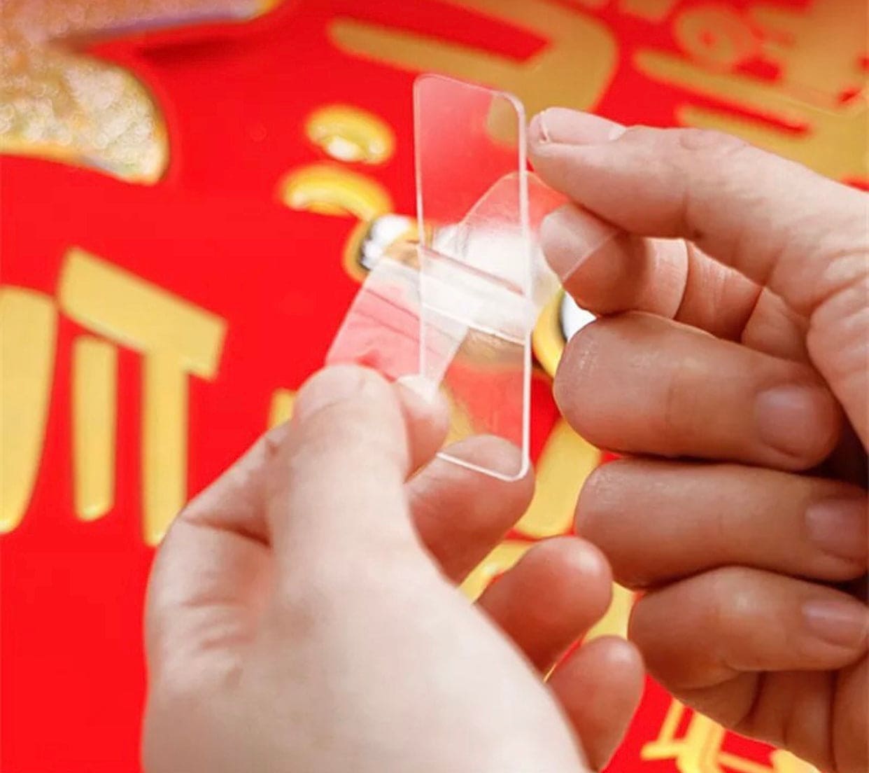 60 Pcs Box Reusable Nano Tapes, Waterproof Double Sided Adhesive Tape, Wall Sticker Non-marking And Washable Self Adhesive Tape