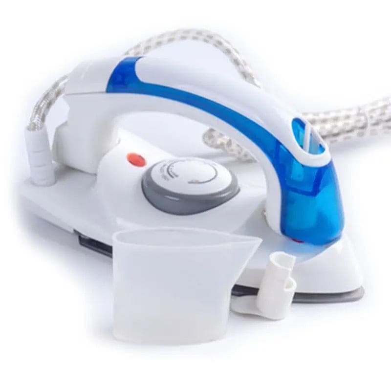 Travel Foldable Steam Iron, Electric Steam Iron For Clothes, Handheld Flat Iron For Home, Travel Use  Baseplate Steam Iron, Mini Portable Handheld Garment Iron, Traveling Clothes Steamer With 3 Gears Baseplate, Portable Compact Iron