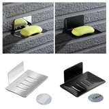 Metal Soap Dish, Self Draining Soap Holder, Soap Draining Tray For Bathroom Creative Soap Dish Holder
