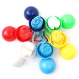 Convenient Portable Rain Ponchos Ball, Disposable  Waterproof Raincoat Colorful Poncho With Hook, Disposable Poncho Unisex Transparent Hooded Raincoat, Outdoor Travel Plastic Ball Rain Jacket