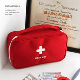 First Aid Medicine Bag, Large Capacity Portable Medicine Storage Bag, Outdoor First Aid Kit Organizer, Travel Empty Medicine Storage Bags, Emergency First Aid Kit Bag, Pill Survival Organizer, Portable Camping Car Medicine Kit, Car Home Emergency Bag