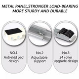 2 Pcs Washing Machine Pulley Bracket, Universal Base Furniture Casters, Retractable Wheel Stand Bracket, Heavy Roller Tables Furniture Mover, Multifunctional Movable Trolley Stand Wheels, Telescopic Adjustable Furniture Lifter