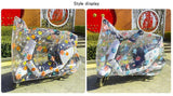 Bike Printed  Dustproof Cover, Thicken Waterproof Cover, Protective Clothing, Motorcycle Rain Shield, Washable Sunscreen Sleeve Protector