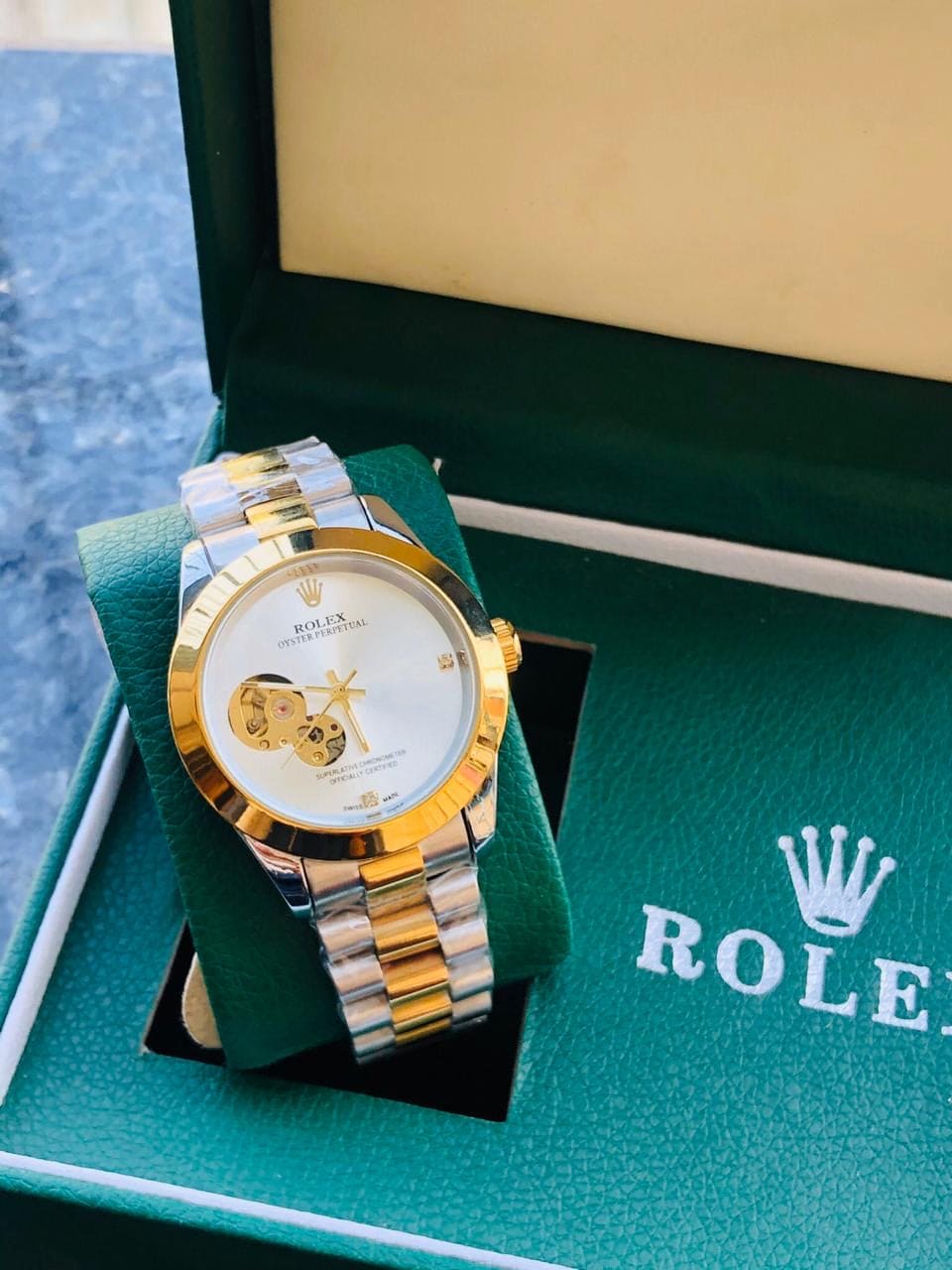 Automatic Luxury Men's Watch, Round Dial Classic Analog Watch, Stainless Steel Wrist Watch for Men, High Quality Male Wrist Watch