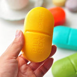 6 Part Pill Box, Portable Travel 6-Slot Medical Pill Holder, Mini 6 Slot Medicine Organizer, Medicine Case Organizer, Small Mini Pill Box, Seal Pill Storage Organizer, Outdoor Travel Pill Dust-proof Protect Container