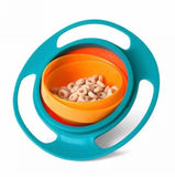 360 Degree Gyro Magic Baby Anti Spill Bowl, Baby Feeding Toy Bowl, Baby Food Dinnerware, Spill-Proof Universal Gyro Bowl