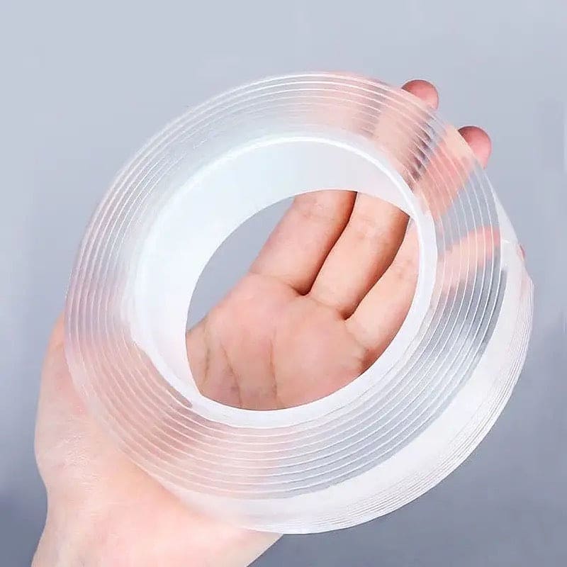 Nano Double Sided Tape, Transparent Nano Tape, Powerful Wall Stickers For Bathroom Kitchen Gadgets Home, Washable Self adhesive Transparent Tape, Universal Hook Tape