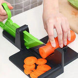 Hand Push Vegetable Cutter Slicer, Potato Radish Sausage Peeler, Multifunction Dicing Machine, Kitchen Household Grater, Manual Sausage Slicer, Vegetables Fruit Kitchen Gadgets, Meat Slicer Cutter