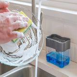 Soap Dispenser, 3 in 1 Soap Dispenser, Dish Soap Dispenser, Dish Cleaner