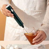 Handheld Frother Coffee Beater, USB Rechargeable Coffee Blender, Household Milk Shaker Mixer Foamer Food Blender, Kitchen Cooking Tool