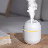 Mini Portable Ultrasonic Air Humidifer, Aroma Essential Oil Diffuser, USB Mist Maker, Mute Desktop Humidifier, LED Display Office Car Diffuser