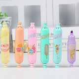 Cute Candy Shaped Highlighter, Chisel Tip Fine Grip Marker Pen, Fluorescent Coloring Pens for Student Office School Home