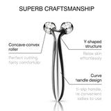 3D Diamond Cut Face And Body Slimming Roller With Facial Band, 360 Rotate Thin Face Body Shaping Relaxation Lifting Wrinkle Remover, 3D Roller Massager