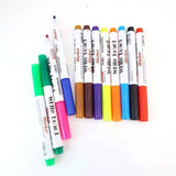 8 Colors Magical Water Painting Pen, Floating Doodle Pens, Kids Drawing Early Education Magic Whiteboard Marker, Floating Water Marker With Spoon, Ceramics Office School Art Marker, Erasable Whiteboard Marker with Spoon
