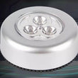 Touch Type Car Reading Light Trunk Touch And Tap Light, Creative Round Paste Type Night Light, Bedroom Beside Lamp