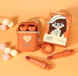 Heng Fang Airpods Lipsticks, 2 Colors Long Lasting Lipsticks, Cute Waterproof Matte Lipsticks