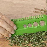 Vegetable Leaf Comb, Vegetable Herb Eliminator, Multifunctional Vanilla Peeler, Herb And Kale Stripping Comb, Creative Leaf Remover, Kitchen Vegetable Cutting Tool, Portable Household Gadget