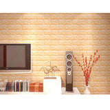 3D Brick Wall Stickers Wall Paper, Self-Adhesive Wallpaper Peel, Sofa Background Wall Decor
