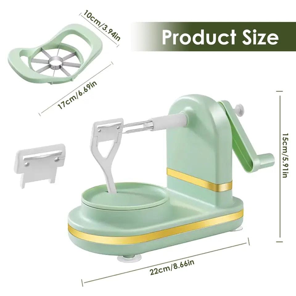 Manual Fruit Peeler, Hand Crank Fruit Peeler, Multifunction Suction Quick Peeler, Kitchen Pear Peeler Cutter Slicer, Fruit Vegetable Peeler, Apple Slicing Shaving Slicer, Multifunction Manual Rotary Slicer, Hand Cracked Peeler, Household Kitchen Gadget