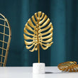 Luxury Gold Turtle Leaf, Artificial Plant Ornament, Cabinet Porch Decor