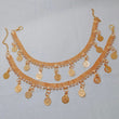 Orchid Chain Necklace, 2 Layer Gold Plated Women Necklace, Fashion Jewelry Necklace, Sequins Choker Gothic Necklace For Women, Steampunk Pendant Necklaces