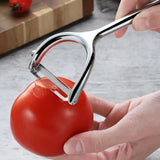 Stainless Steel Y Shaped Peeler, Vegetable Fruit Peeler, Ilium Vegetable Peeler, Stainless Steel Fruit Peelers For Kitchen, Ergonomic Non-Slip Grip Peeler