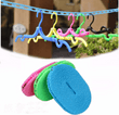 Clothes Drying Rope, Adjustable for Indoor Outdoor Laundry Clothesline, Portable Travel Clothesline, Windproof Clothes Line Hanger for Camping Travel