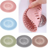 Silicone Sink Drain Stopper, Bathroom Silicone Drain Filter, Bathroom Drain Hair Catcher, Plug Sink Strainer, Sink Sewer Filter Floor Drain