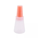 Portable Silicone Oil Bottle,Oil Brush With Squeeze Bottle, Silicone Bastry Brush