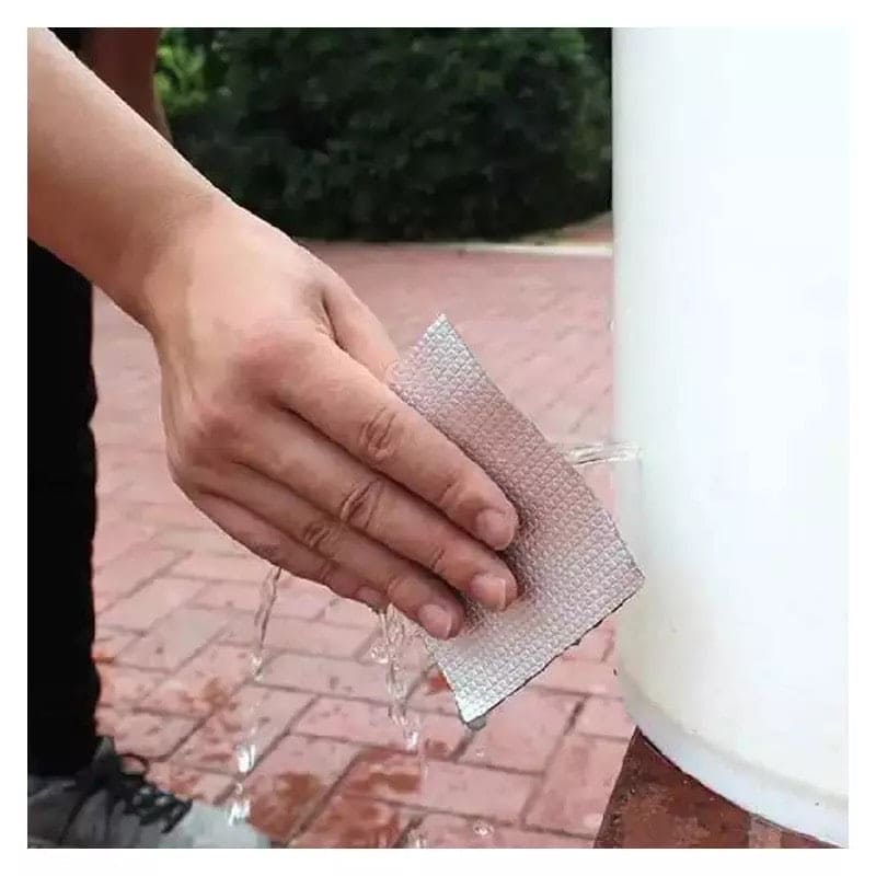 Aluminum Foil Butyl Rubber Tape, High Temperature Waterproof Leak Proof Tape, Nano Self Adhesive Tape, Duct Wall Crack Repair Flex Tape