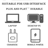 Set Of 5 5V USB Bulb, Mini LED Bulb, Night Light USB Bulb