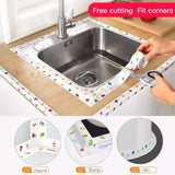 Kitchen Sink Waterproof Tape, 5 Meter Anti-mold Waterproof Tape, Bathroom Countertop Toilet Gap, Self-adhesive Seam Stickers, Bath Sealing Strip Tape, Self Adhesive Waterproof Wall Sticker Sink Edge Tape