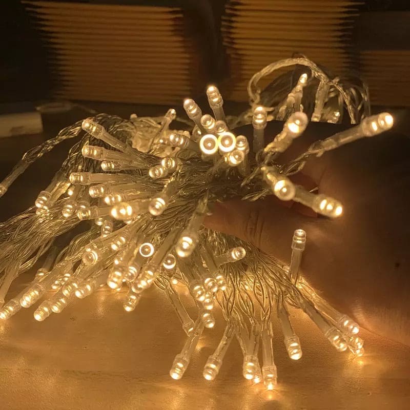 Led Curtain Lights, Garland Light, Outdoor Decorative Light, Fairy String Light