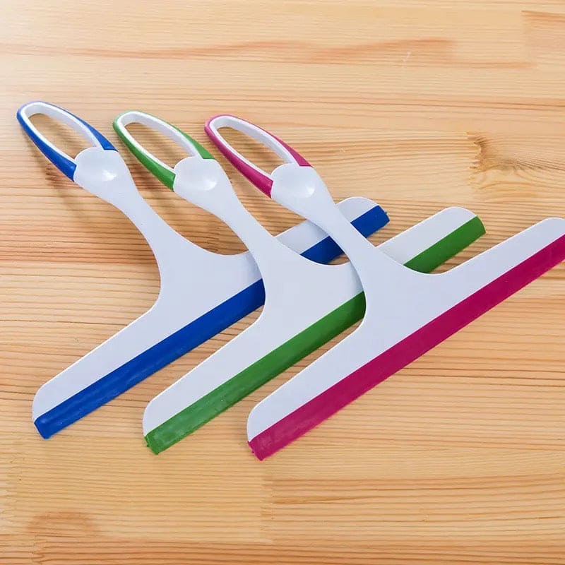 Simple Colorful Glass Wiper, Multifunctional Detachable Glass Cleaning Wiper, Squeegee Scrubber Window Cleaner Brush, Airbrush Cleaner Washing Scraper for Home Bathroom Car Window Cleaning Tool Kitchen Accessories