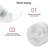 Mini Chopper, Multifunctional Hand Held Vegetable Chopper, Hand Pull String Food Chopper, Manual Food Processor