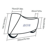 Waterproof Bike Cover, Universal Motorcycle Bike Top Cover, Anti Scratch Full Bike Cover, Bike Parking Cover