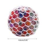 Grape Style Soft Squishy Stress Decompression Squeeze Balls, Anti-Stress Squeeze Grape Balls, Anxiety Relief Squeezing Squishy Balls for Kids, Sensory Fidget Toy