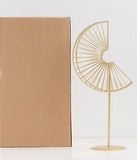 Fan Style Home Décor, Partition Light Luxury Cabinet Wine Décor, Nordice Iron Décor
