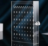 Luxury Jewellery Display Stand, Transparent Acrylic Stand Necklace Jewellery Case, Portable Earrings Jewellery Storage Box, Acrylic Necklace Bracelet Display Stand Shelf, Large Capacity Transparent Jewellery Organizer
