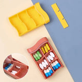 Portable 6 Grid Pill Box, Tablet Pill Box Dispenser, Medical Kit Organizer, Small Mini Pill Box, Seal Pill Storage Organizer, Outdoor Travel Pill Dust-proof Protect Container