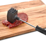 Double Sided Meat Hammer, Stainless Steel Beef Steak Pork Meat Hammer Beater,  Kitchen Meat Poultry Tool, Portable Knock Sided Meat Hammer